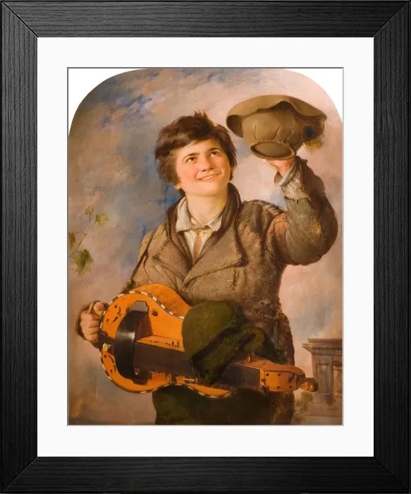 Framed Print : A Young Savoyard, 1835-1836. Creator: Frederick Yeates Hurlstone Framed Print : A Young Savoyard, 1835-1836. Creator: Frederick Yeates Hurlstone