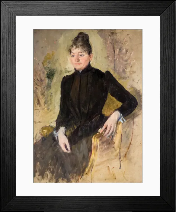 Framed Print : Portrait of a Woman, 1881-83. Creator: Mary Cassatt Framed Print : Portrait of a Woman, 1881-83. Creator: Mary Cassatt
