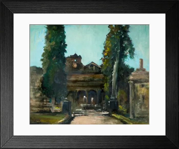 Framed Print : The Baths Of Diocletian, Rome, 1930. Creator: Emily Murray Paterson Framed Print : The Baths Of Diocletian, Rome, 1930. Creator: Emily Murray Paterson