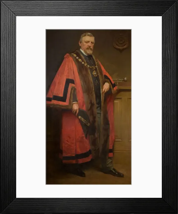 Framed Print : Portrait of Alderman John Townsend, 1902. Creator: Alfred Priest Framed Print : Portrait of Alderman John Townsend, 1902. Creator: Alfred Priest