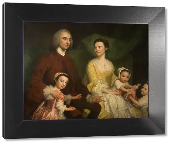 Dr Samuel Wathen With His Wife And Children, 1755. Creator: George Knapton