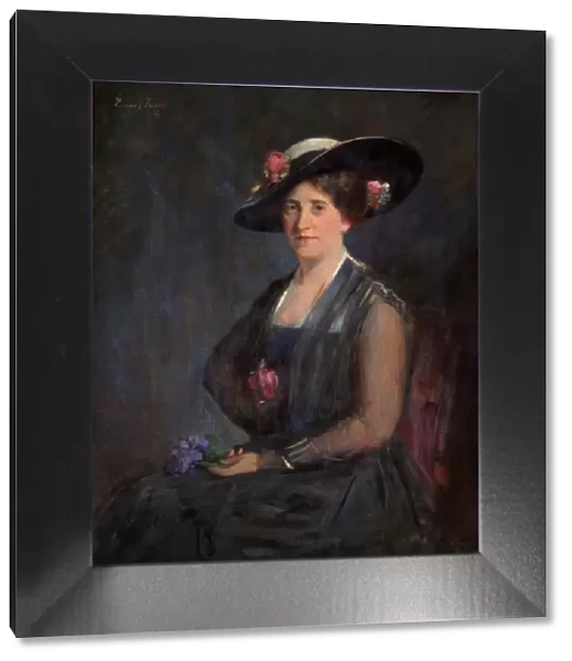 Portrait Of Olga Myers (Mrs), 1915. Creator: Emil Fuchs