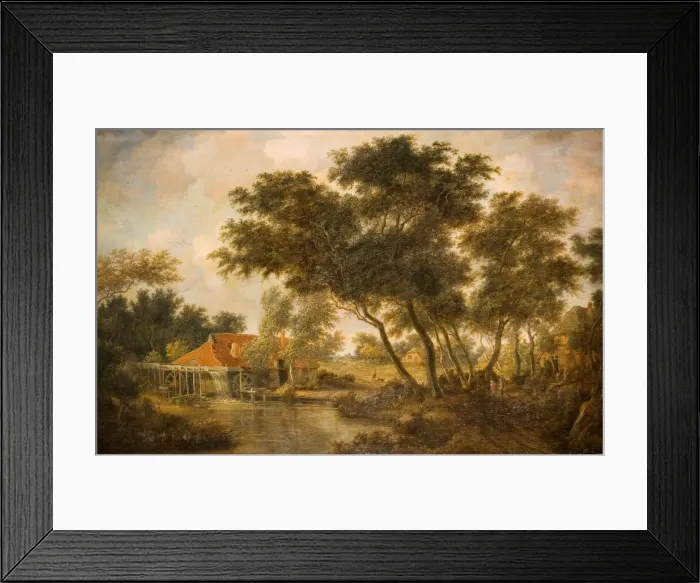 Framed Print : The Watermill. Creator: Unknown