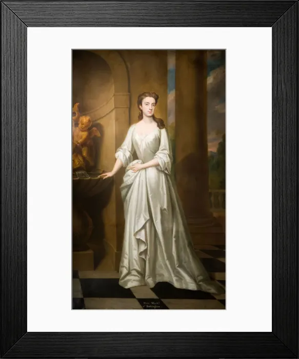 Framed Print : Portrait Of Mary, Marchioness Of Rockingham, d. 1761, 1720. Creator: Sir Godfrey Kneller Framed Print : Portrait Of Mary, Marchioness Of Rockingham, d. 1761, 1720. Creator: Sir Godfrey Kneller