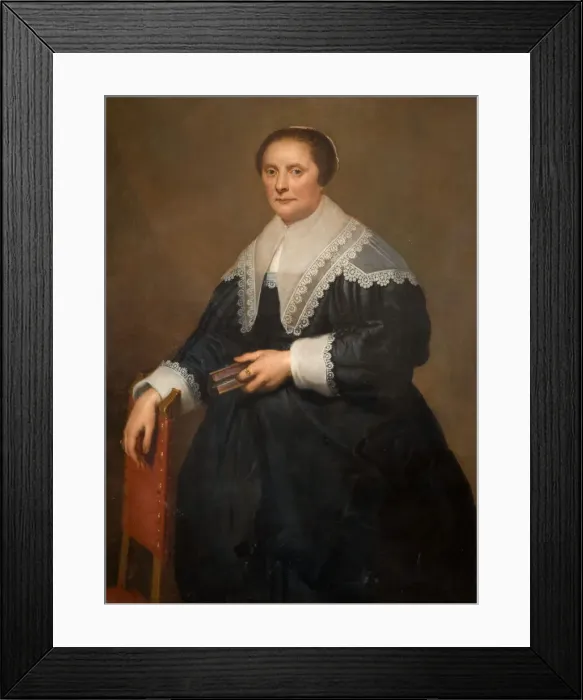 Framed Print : Portrait Of A Woman, 1645. Creator: Cornelis de Vos Framed Print : Portrait Of A Woman, 1645. Creator: Cornelis de Vos