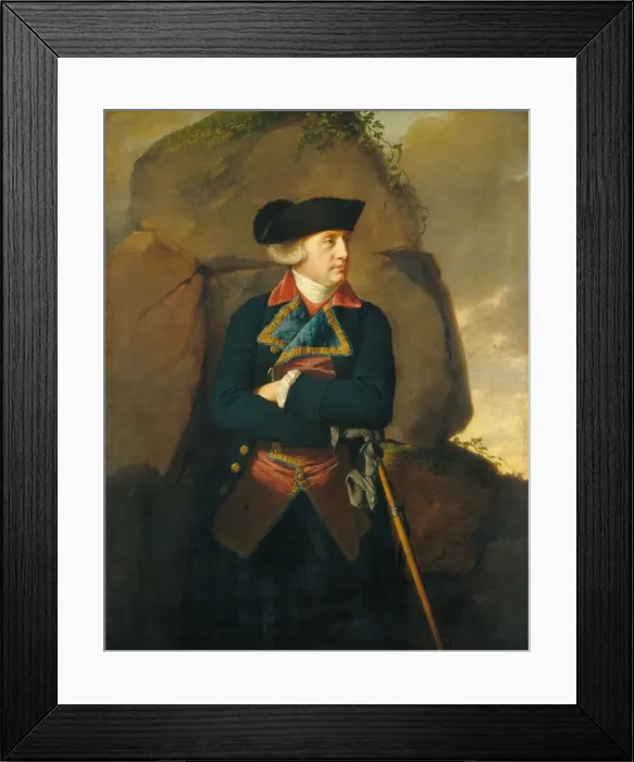 Framed Print : Portrait of a Gentleman, c. 1770-1773. Creator: Joseph Wright of Derby Framed Print : Portrait of a Gentleman, c. 1770-1773. Creator: Joseph Wright of Derby
