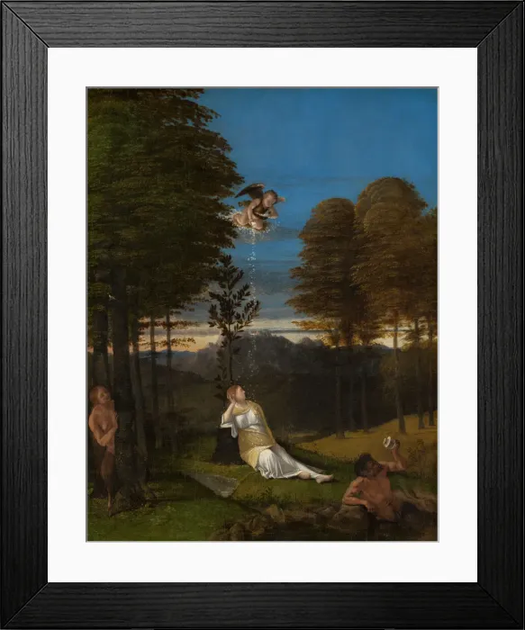 Framed Print : Allegory of Chastity, c. 1505. Creator: Lorenzo Lotto Framed Print : Allegory of Chastity, c. 1505. Creator: Lorenzo Lotto