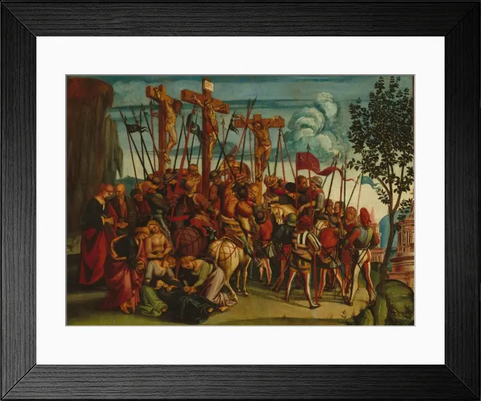 Framed Print : The Crucifixion, c. 1504 / 1505. Creator: Luca Signorelli Framed Print : The Crucifixion, c. 1504 / 1505. Creator: Luca Signorelli