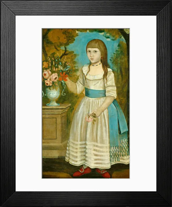 Framed Print : Catherine Brower, 1791. Creator: MacKay Framed Print : Catherine Brower, 1791. Creator: MacKay