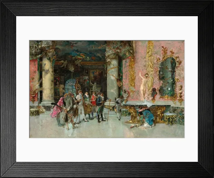 Framed Print : The Choice of a Model, 1868-1874. Creator: Mariano Jose Maria Bernardo Fortuny y Carbo Framed Print : The Choice of a Model, 1868-1874. Creator: Mariano Jose Maria Bernardo Fortuny y Carbo