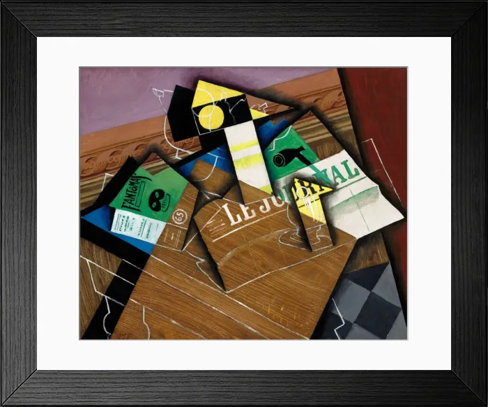 Framed Print : Fantomas, 1915. Creator: Juan Gris Framed Print : Fantomas, 1915. Creator: Juan Gris