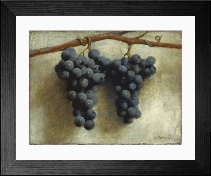 Framed Print : Grapes, c. 1890 / 1895. Creator: Joseph Decker Framed Print : Grapes, c. 1890 / 1895. Creator: Joseph Decker