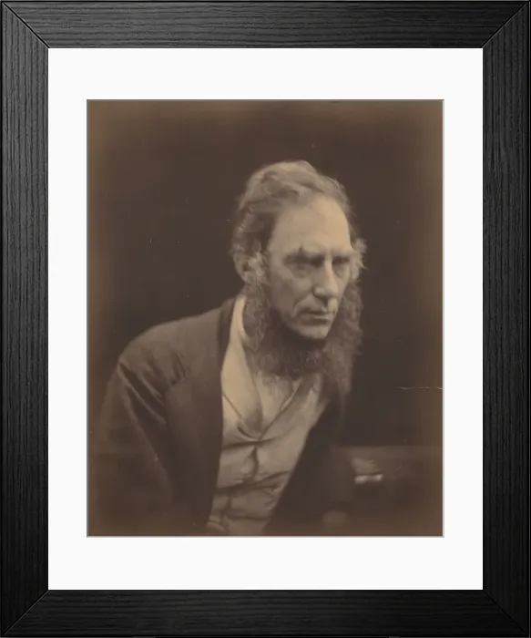 Framed Print : Joseph D. Hooker, 1868. Creator: Julia Margaret Cameron Framed Print : Joseph D. Hooker, 1868. Creator: Julia Margaret Cameron