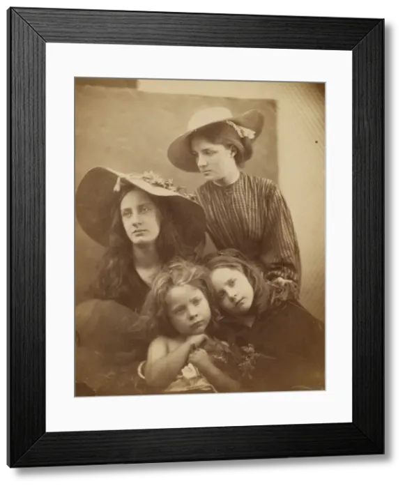 Framed Print : Summer Days, 1866. Creator: Julia Margaret Cameron Framed Print : Summer Days, 1866. Creator: Julia Margaret Cameron