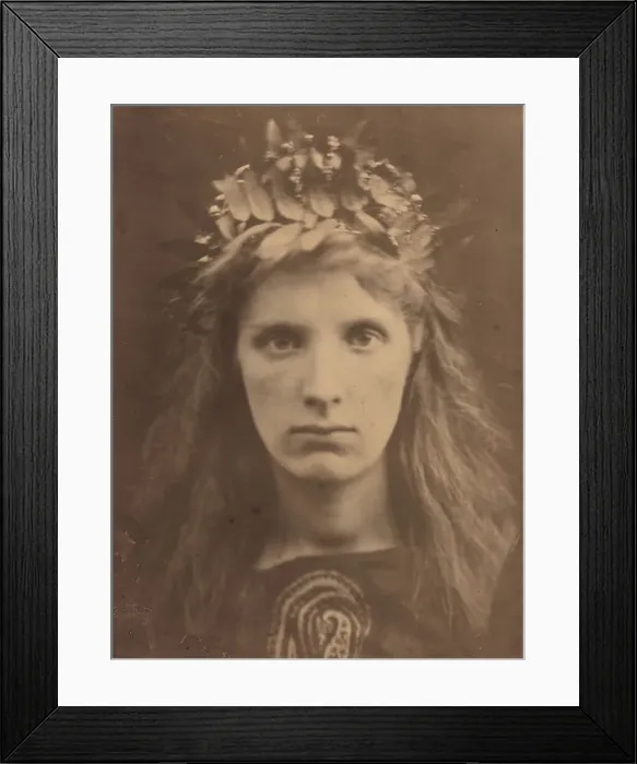 Framed Print : Mrs. Keene, 1866. Creator: Julia Margaret Cameron Framed Print : Mrs. Keene, 1866. Creator: Julia Margaret Cameron