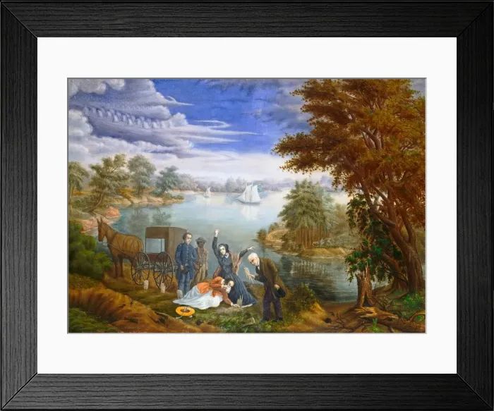 Framed Print : The Exhumation, c. 1890. Creator: Linton Park Framed Print : The Exhumation, c. 1890. Creator: Linton Park