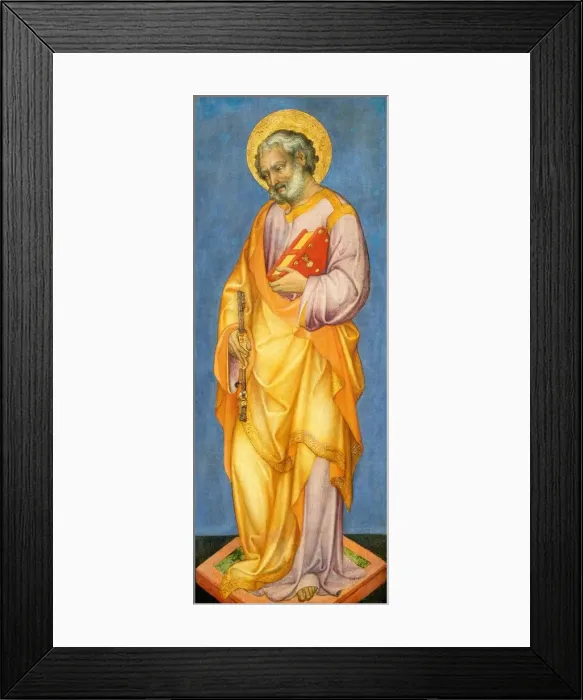Framed Print : Saint Peter, c. 1445 / 1450. Creator: Michele Giambono Framed Print : Saint Peter, c. 1445 / 1450. Creator: Michele Giambono