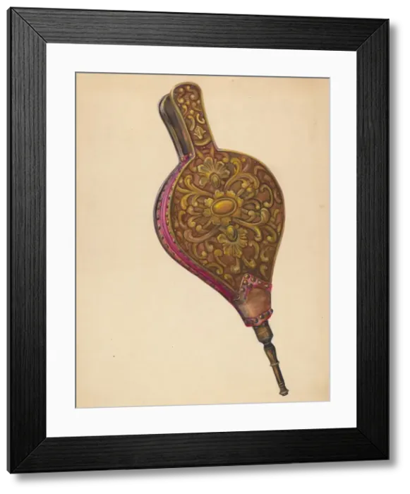 Framed Print : Bellows, 1935 / 1942. Creator: Mina Lowry Framed Print : Bellows, 1935 / 1942. Creator: Mina Lowry