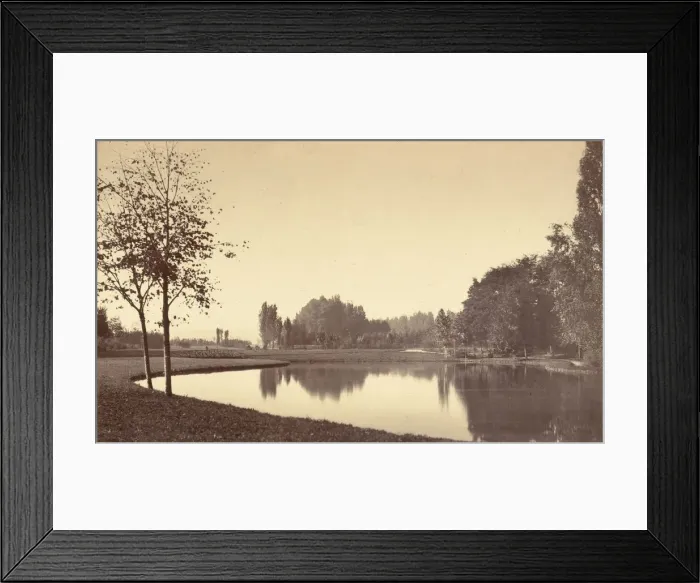 Framed Print : Bois de Boulogne, 1858. Creator: Charles Marville Framed Print : Bois de Boulogne, 1858. Creator: Charles Marville