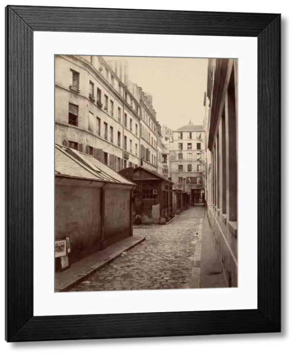 Framed Print : Passage des Deux-Soeurs de la rue Lafayette, c. 1867. Creator: Charles Marville Framed Print : Passage des Deux-Soeurs de la rue Lafayette, c. 1867. Creator: Charles Marville