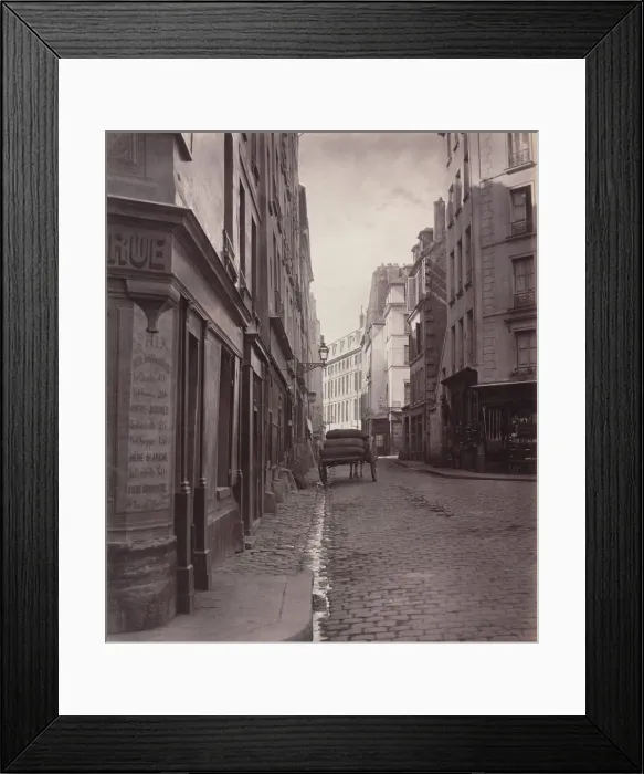 Framed Print : Rue de la Bucherie, du cul de sac Saint-Ambroise (fifth arrondissement), 1866-1868 Framed Print : Rue de la Bucherie, du cul de sac Saint-Ambroise (fifth arrondissement), 1866-1868