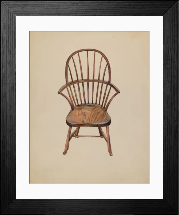 Framed Print : Childs Arm Chair, c. 1936. Creator: Mina Lowry Framed Print : Childs Arm Chair, c. 1936. Creator: Mina Lowry
