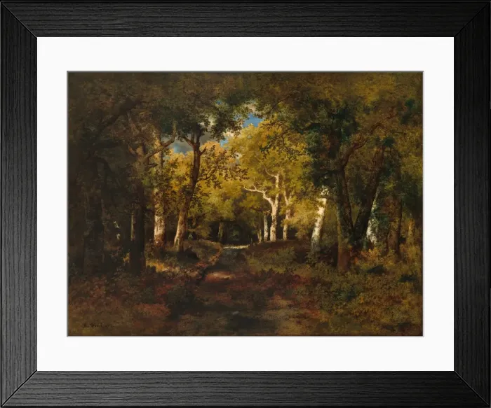 Framed Print : In the Forest, 1874. Creator: Narcisse Virgile Diaz de la Pena Framed Print : In the Forest, 1874. Creator: Narcisse Virgile Diaz de la Pena