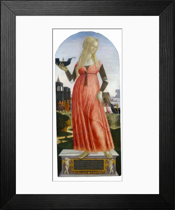 Framed Print : Claudia Quinta, c. 1490 / 1495. Creator: Neroccio de Landi Framed Print : Claudia Quinta, c. 1490 / 1495. Creator: Neroccio de Landi