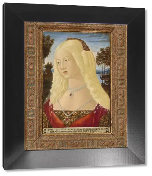 Portrait of a Lady, c. 1485. Creator: Neroccio de Landi