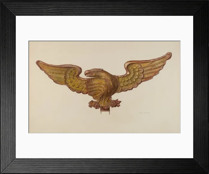 Framed Print : Eagle, c. 1941. Creator: Mina Lowry