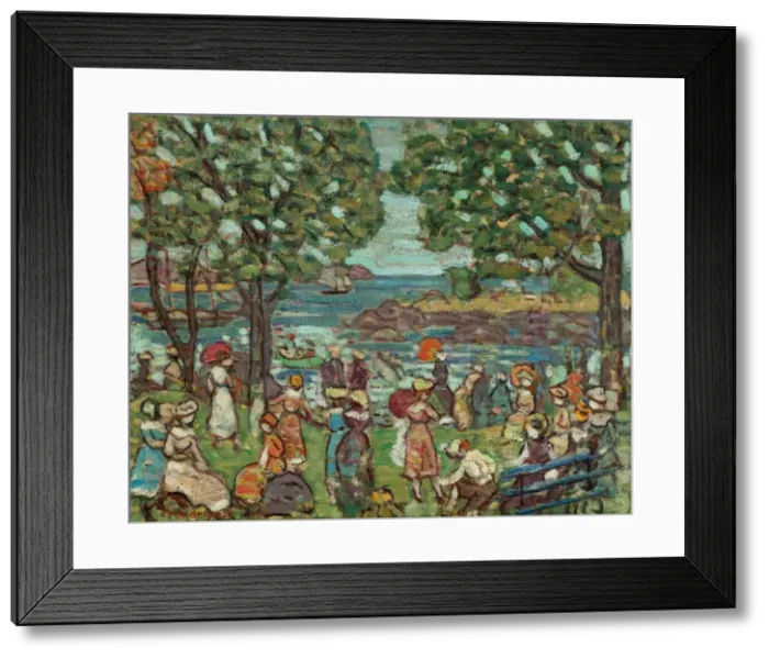 Framed Print : Salem Cove, c. 1915 / 1918. Creator: Maurice Brazil Prendergast Framed Print : Salem Cove, c. 1915 / 1918. Creator: Maurice Brazil Prendergast