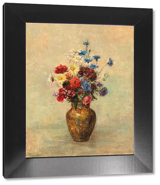 Flowers in a Vase, c. 1910. Creator: Odilon Redon