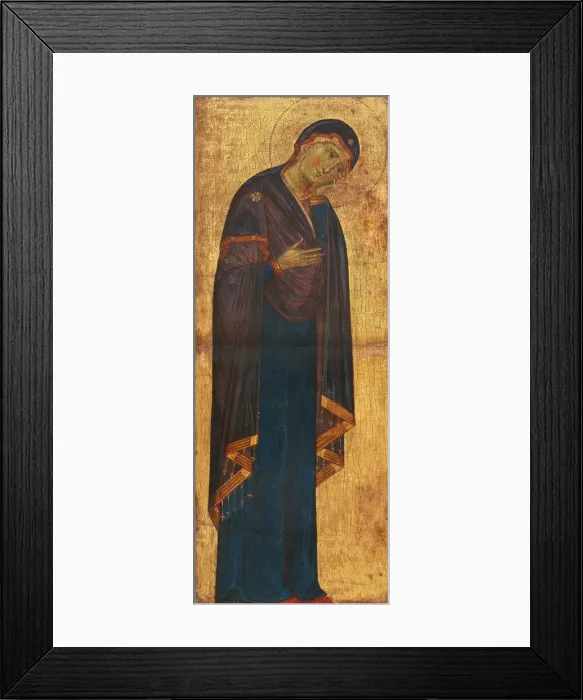 Framed Print : The Mourning Madonna, c. 1270 / 1275. Creator: Master of the Franciscan Crucifixes Framed Print : The Mourning Madonna, c. 1270 / 1275. Creator: Master of the Franciscan Crucifixes