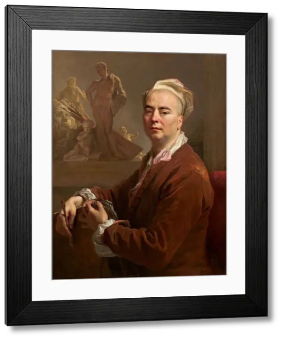 Framed Print : Self-Portrait, 1707. Creator: Nicolas de Largilliere Framed Print : Self-Portrait, 1707. Creator: Nicolas de Largilliere