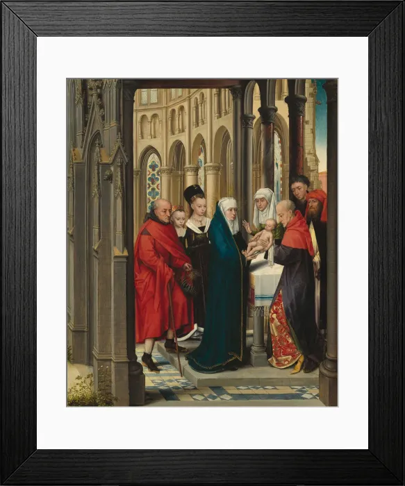 Framed Print : The Presentation in the Temple, c. 1470 / 1480. Creator: Master of the Prado Adoration of Framed Print : The Presentation in the Temple, c. 1470 / 1480. Creator: Master of the Prado Adoration of