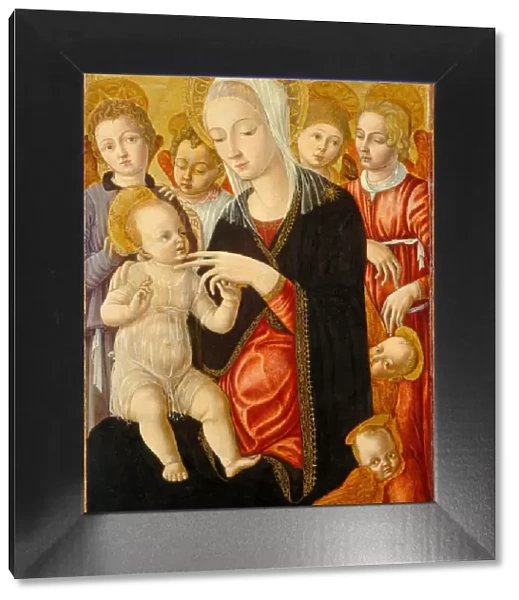 Madonna and Child with Angels and Cherubim, c. 1460  /  1465. Creator: Matteo di Giovanni