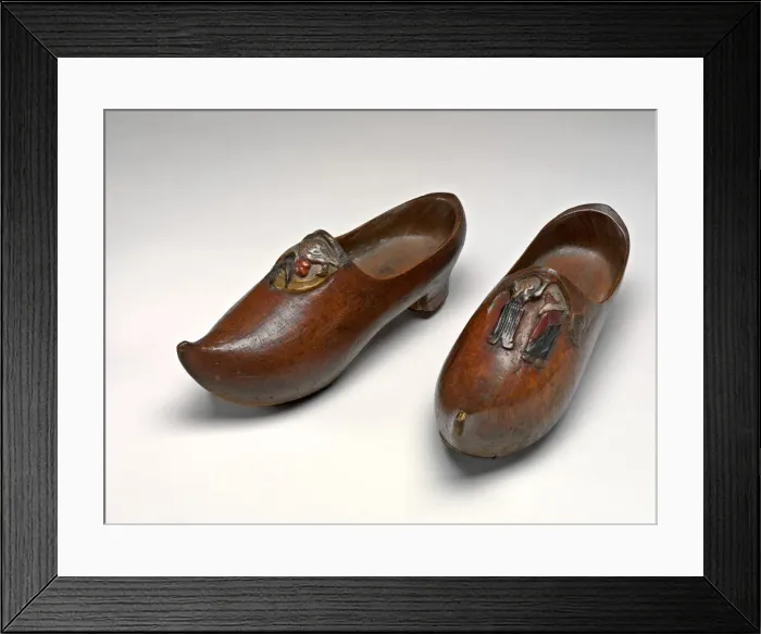 Framed Print : Pair of Wooden Shoes (Sabots) [right], 1889  /  1890. Creator: Paul Gauguin