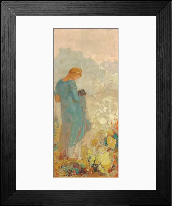 Framed Print : Pandora, 1910 / 1912. Creator: Odilon Redon Framed Print : Pandora, 1910 / 1912. Creator: Odilon Redon