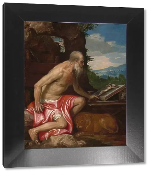 Saint Jerome in the Wilderness, c. 1575  /  1585. Creator: Paolo Veronese