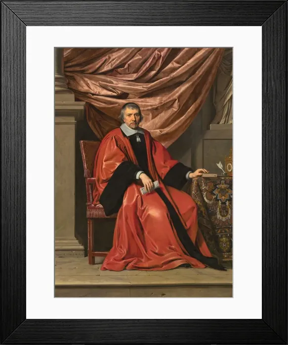 Framed Print : Omer Talon, 1649. Creator: Philippe de Champaigne Framed Print : Omer Talon, 1649. Creator: Philippe de Champaigne