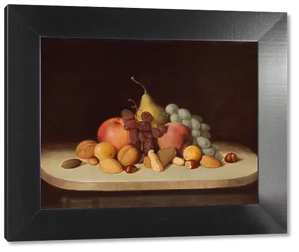 Still Life with Fruit and Nuts, 1848. Creator: Robert Seldon Duncanson