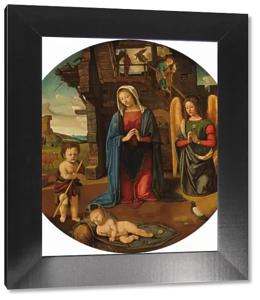 The Nativity with the Infant Saint John, c. 1495  /  1505. Creator: Piero di Cosimo