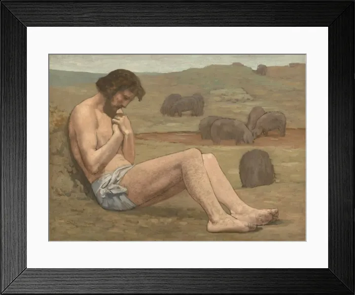 Framed Print : The Prodigal Son, probably c. 1879. Creator: Pierre Puvis de Chavannes Framed Print : The Prodigal Son, probably c. 1879. Creator: Pierre Puvis de Chavannes