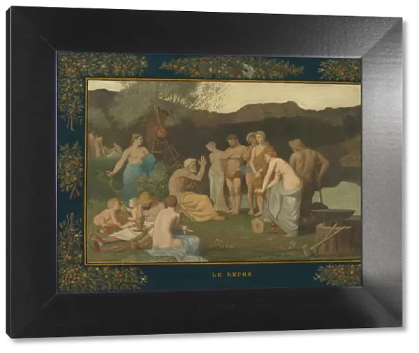 Rest, c. 1863. Creator: Pierre Puvis de Chavannes
