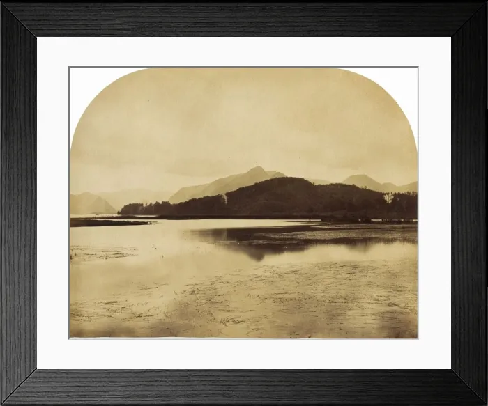 Framed Print : Derwentwater, c. 1860. Creator: Roger Fenton Framed Print : Derwentwater, c. 1860. Creator: Roger Fenton