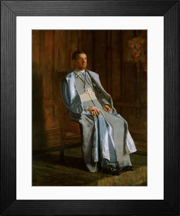 Framed Print : Archbishop Diomede Falconio, 1905. Creator: Thomas Eakins Framed Print : Archbishop Diomede Falconio, 1905. Creator: Thomas Eakins