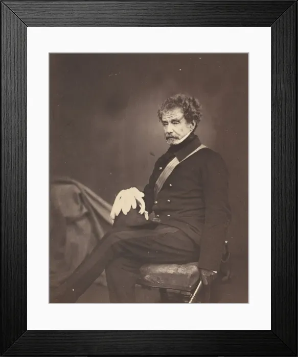 Framed Print : Lieutenant General Sir Colin Campbell, G. C. B. 1855. Creator: Roger Fenton Framed Print : Lieutenant General Sir Colin Campbell, G. C. B. 1855. Creator: Roger Fenton