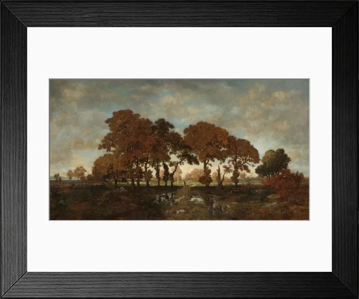 Framed Print : After the Rain, c. 1850. Creator: Theodore Rousseau Framed Print : After the Rain, c. 1850. Creator: Theodore Rousseau