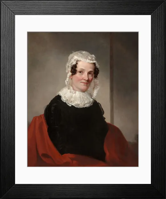 Framed Print : Lydia Coit Terry (Mrs. Eliphalet Terry), c. 1824. Creator: Samuel Finley Breese Morse Framed Print : Lydia Coit Terry (Mrs. Eliphalet Terry), c. 1824. Creator: Samuel Finley Breese Morse