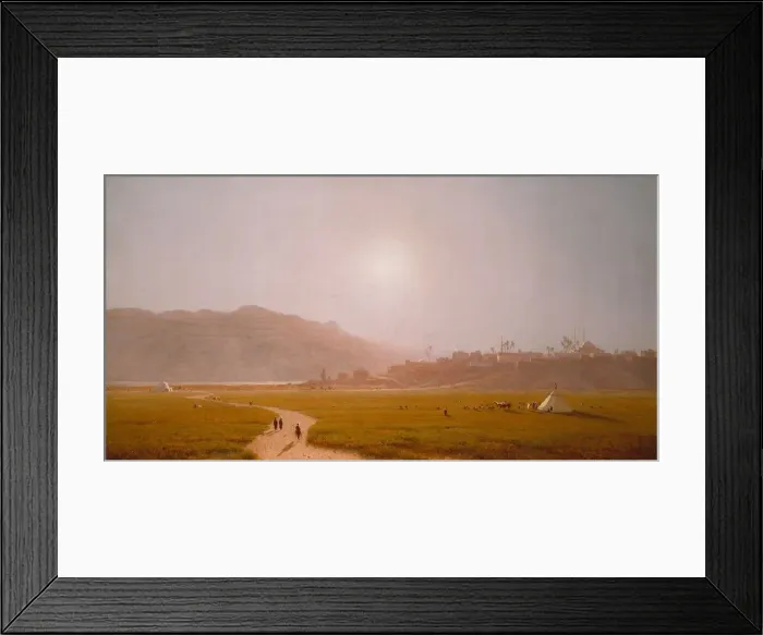 Framed Print : Siout, Egypt, 1874. Creator: Sanford Robinson Gifford Framed Print : Siout, Egypt, 1874. Creator: Sanford Robinson Gifford